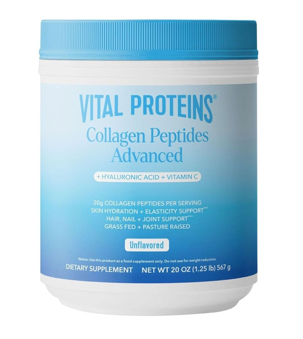 Vital Proteins Collagen Peptides Advanced – Unflavored Powder