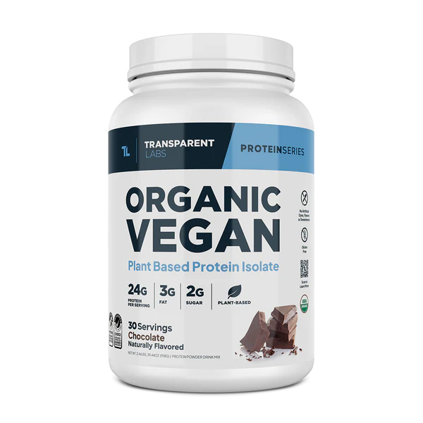 Transparent Labs Organic Vegan Plant-Based Protein Isolate