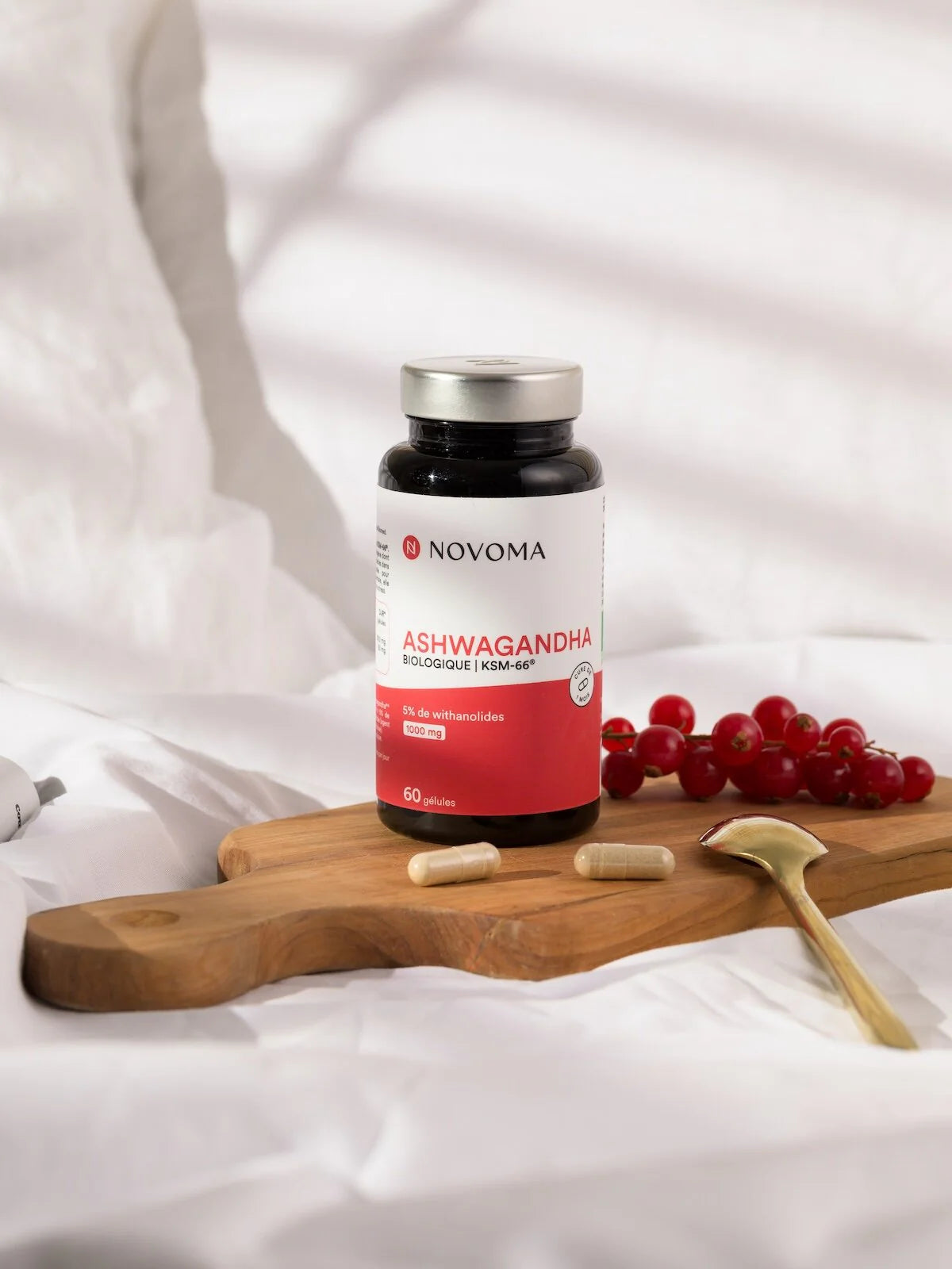 Novoma Organic Ashwagandha KSM-66 – 600mg Capsules