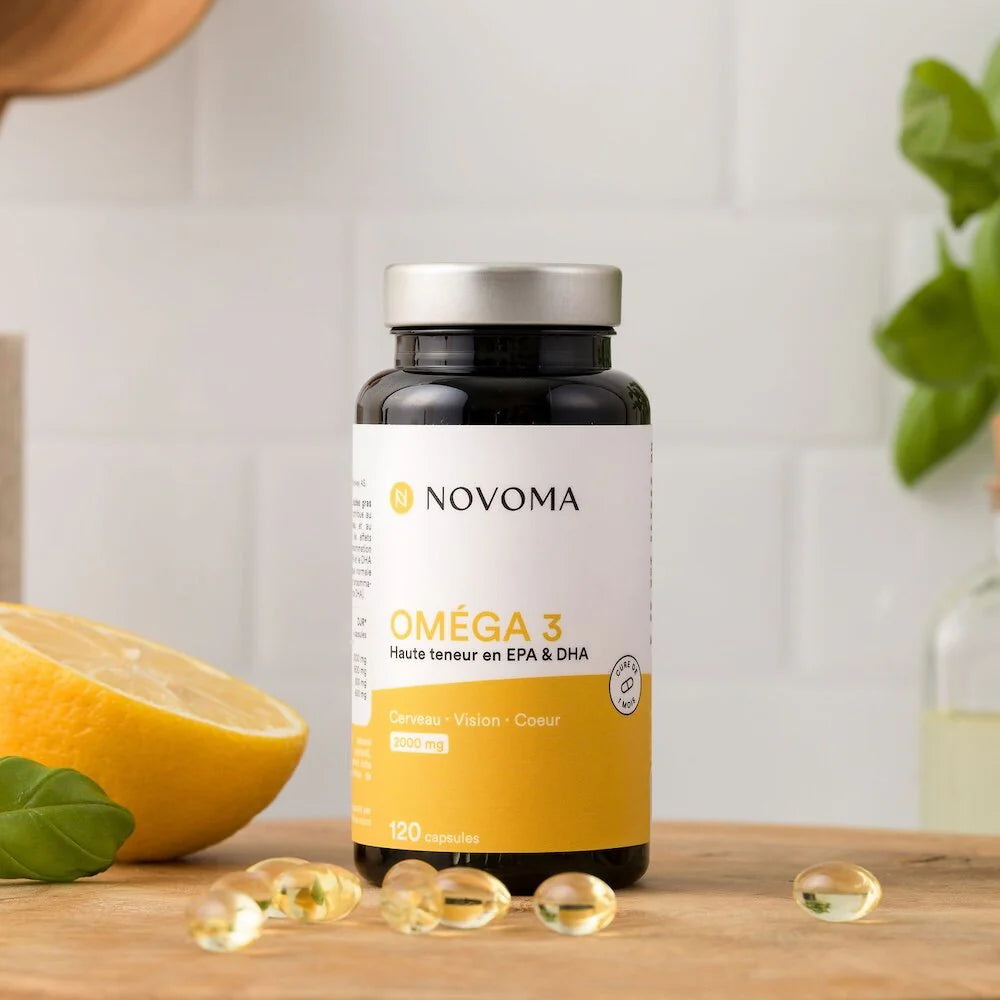 Novoma Omega 3 Fish Oil – 2000mg, 120 Softgels
