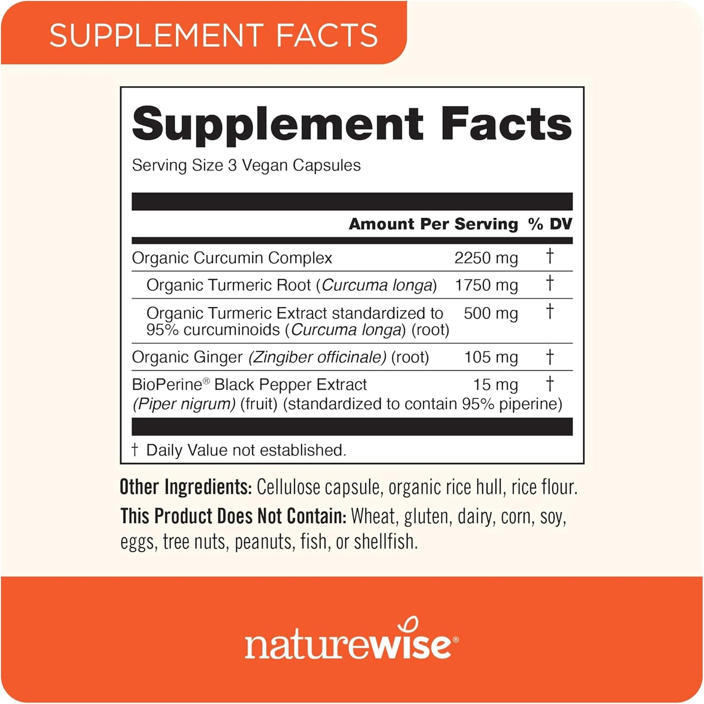 NatureWise Curcumin Turmeric 2250mg