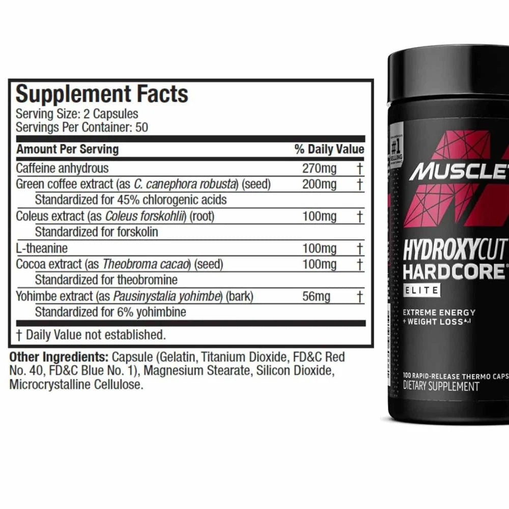 Muscletech Hydroxycut HardCore Elite