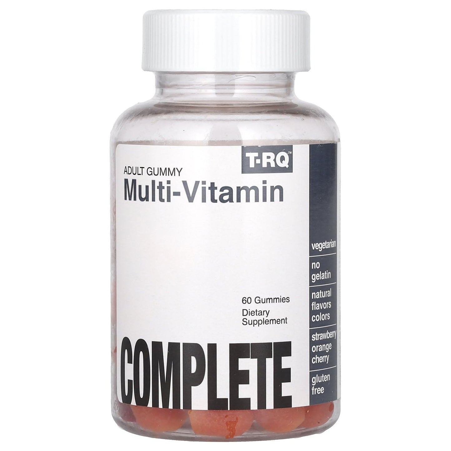 T.RQ Multi-Vitamin Gummy Natural Strawberry, Orange and Cherry