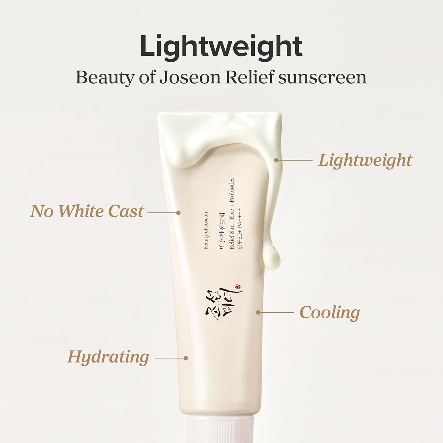 Beauty of Joseon Relief Sun Rice Probiotics SPF 50+ PA++++ Korean Sunscreen sunblock for Face Daily Sunscreen