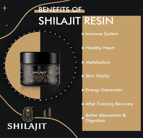 Shilajit Resin with Fulvic Acid & Trace Minerals