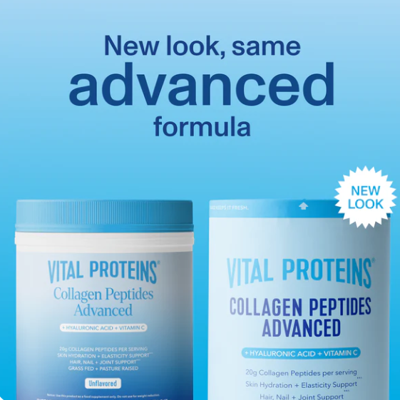 Vital Proteins Collagen Peptides Advanced – Unflavored Powder