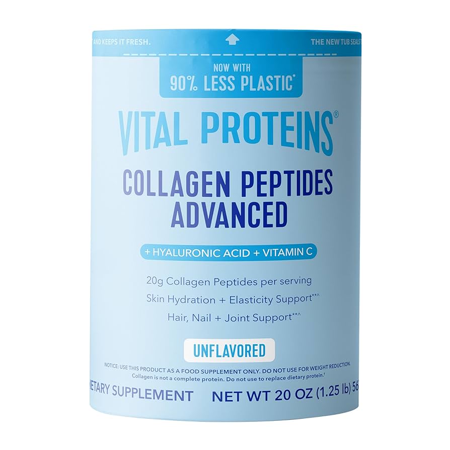 Vital Proteins Collagen Peptides Advanced – Unflavored Powder